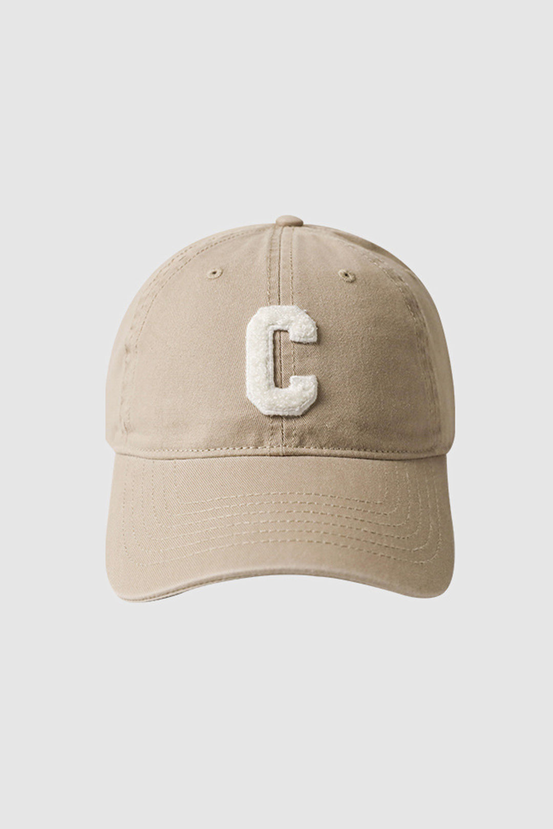Embroidered Letter C Cap