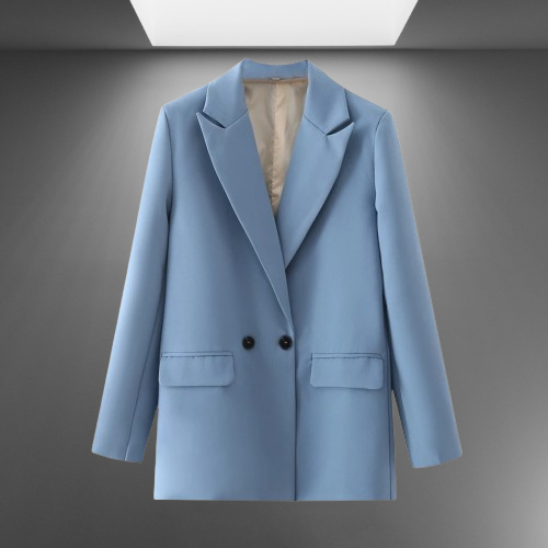 Timeless Double-Breasted Women's Blazer for Professional Wear