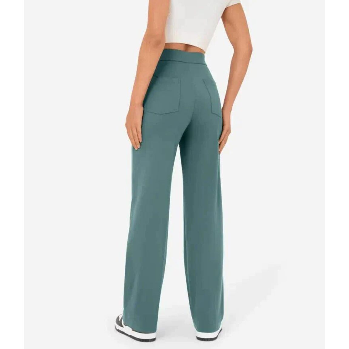 Versatile High-Waisted Stretch Pants
