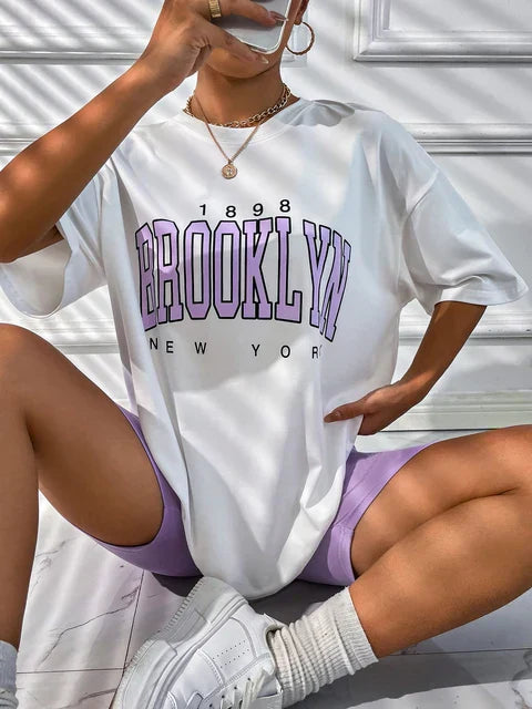 Brooklyn York Retro Oversized Tee