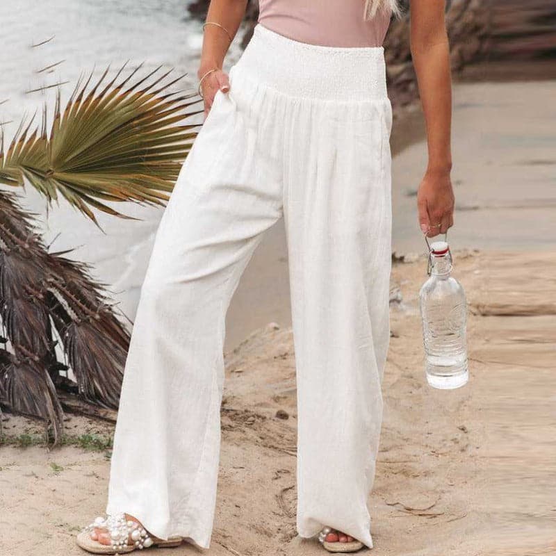 Women's Relaxed Wide-Leg Trousers