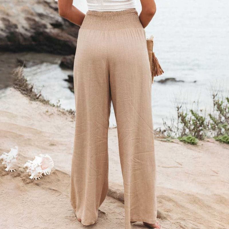 Women's Relaxed Wide-Leg Trousers