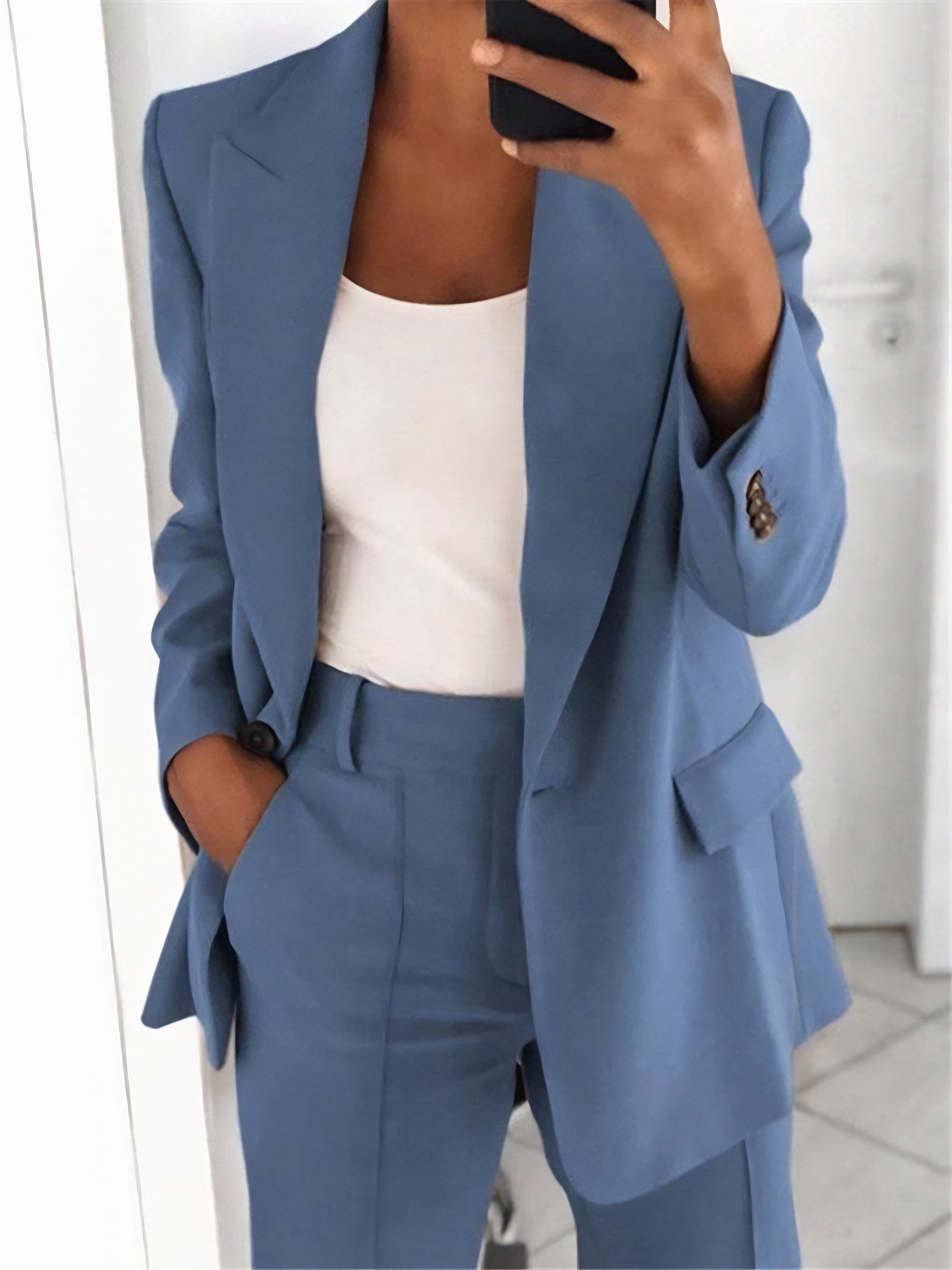 Women's Relaxed-Fit Suit