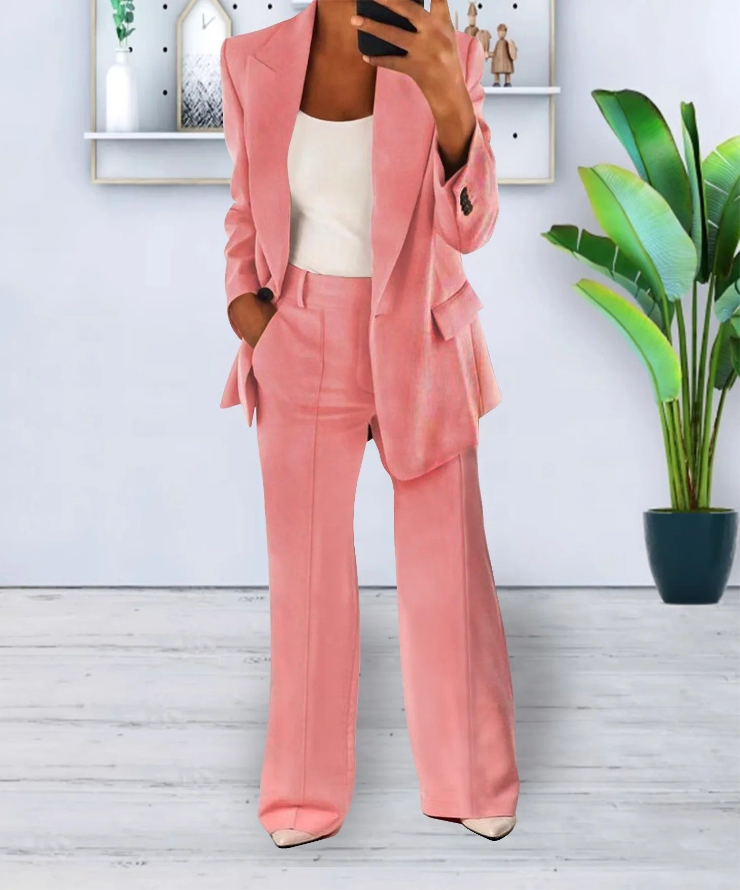 Women's Relaxed-Fit Suit